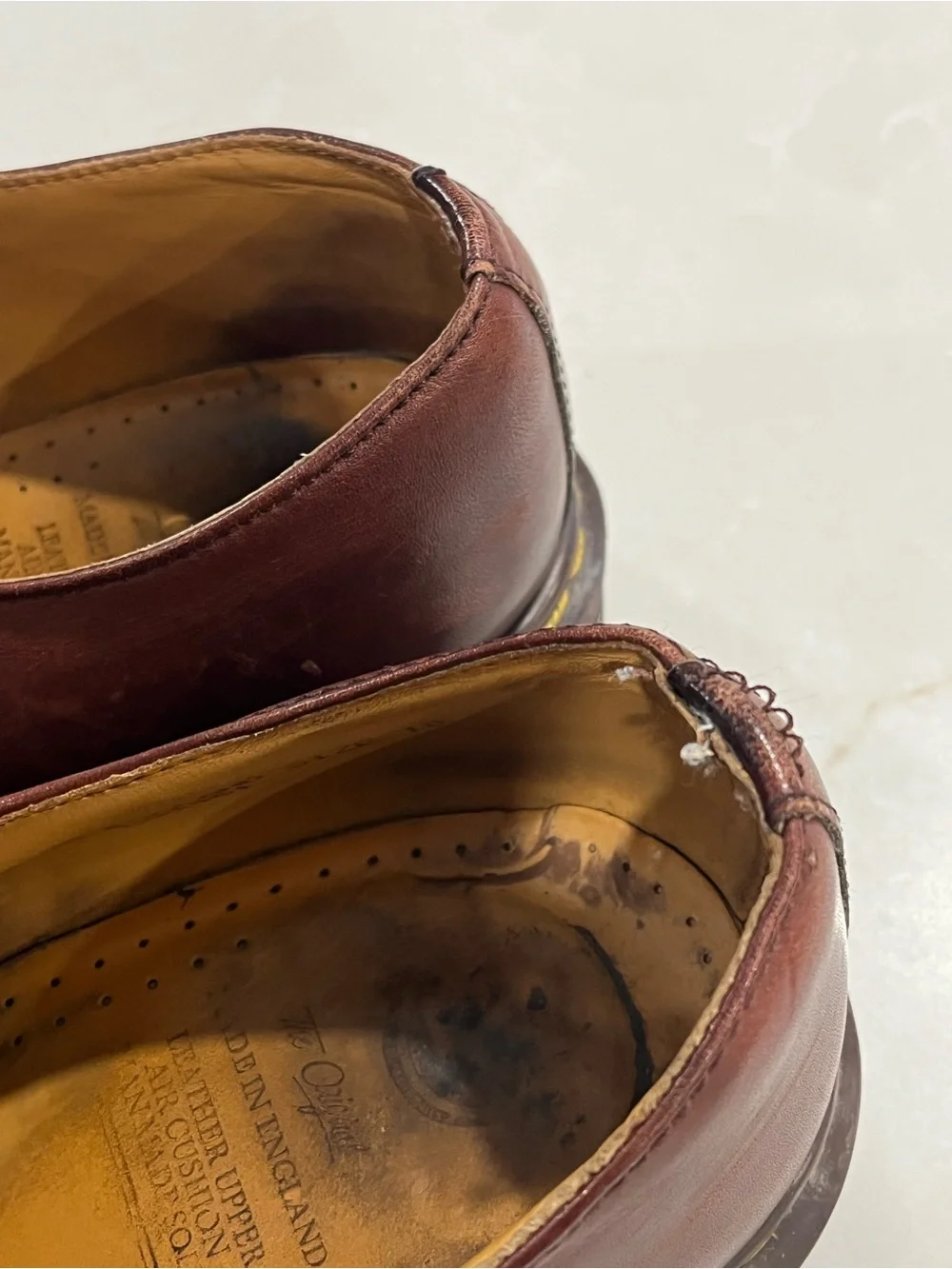 VTG Dr. Martens 1461 Made In England Brown Oxfords UK 10 US 11